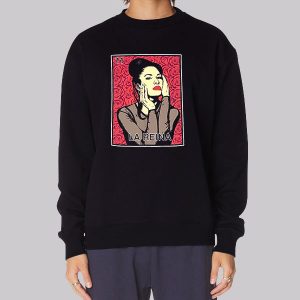 La Riana Card Selena Loteria Sweatshirt La Riana Card Selena Loteria Sweatshirt