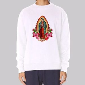 Lady Virgen De Guadalupe Sweatshirt 4