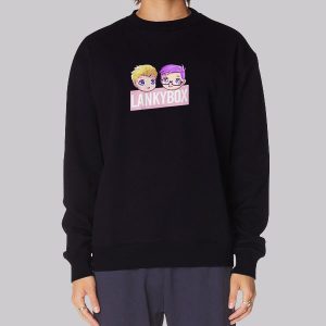 Lankybox Merch Cute Face Cartoon Sweatshirt Lankybox Merch Cute Face Cartoon Sweatshirt