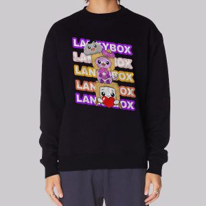 Lankybox Shop Boxy Foxy Rocky Sweatshirt Lankybox Shop Boxy Foxy Rocky Sweatshirt