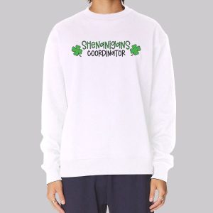 Leaf Clover Shenanigans Coordinator Sweatshirt Leaf Clover Shenanigans Coordinator Sweatshirt