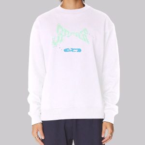 Letter Blue Sp5der Sweatshirt Letter Blue Sp5der Sweatshirt