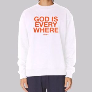 Letter God Is Everywhere Sweatshirt 4