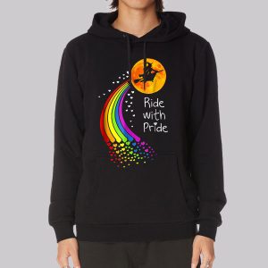 Lgbt Witch Ride With Pride Sweatshirt