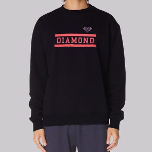 Line Red Diamond Sweatshirts Line Red Diamond Sweatshirts