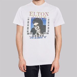 Live in Concert 92 Elton John Vintage Sweatshirt 2 Live in Concert 92 Elton John Vintage Sweatshirt 3