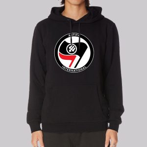 Logo Flag International Antifa Sweatshirt