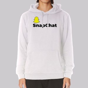 Logo Graphic Snapchat Sweatshirt