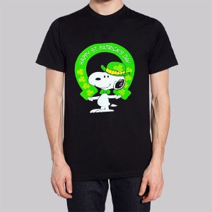 Logo Happy St Patrick's Day Snoopy Sweatshirt 2 Logo Happy St Patricks Day Snoopy Sweatshirt 3