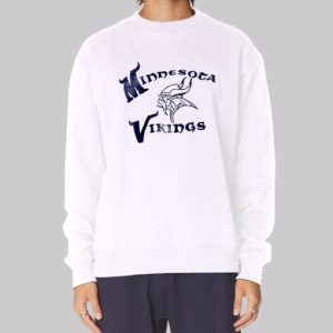 Logo Mascot Minnesota Viking Sweatshirt 3 Logo Mascot Minnesota Viking Sweatshirt 4