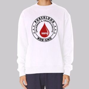 Logo Non GMO 100 Pureblood Sweatshirt 3 Logo Non GMO 100 Pureblood Sweatshirt 4