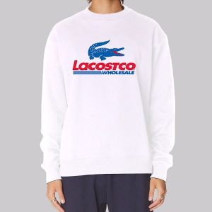 Logo Parody Lacostco Wholesale Costco Sweatshirt Logo Parody Lacostco Wholesale Costco Sweatshirt