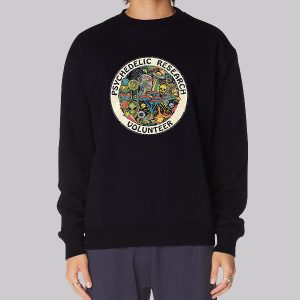 Logo Research Volunteer Psychedelic Sweatshirt Logo Research Volunteer Psychedelic Sweatshirt