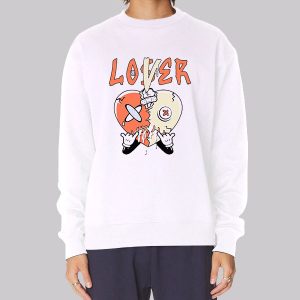 Loser Lover Drip Heart Crimson Bliss Sweatshirt Loser Lover Drip Heart Crimson Bliss Sweatshirt