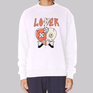 Loser Lover Drip Heart Crimson Bliss Sweatshirt 4
