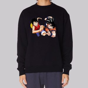 Luffy Son Goku Best Friend Sweatshirt Luffy Son Goku Best Friend Sweatshirt