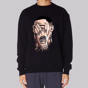 Mac Miller Faces Pop Art Drawing Sweatshirt Mac Miller Faces Pop Art Drawing Sweatshirt