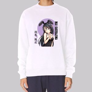 Mai Sakurajima Manga Anime Sweatshirt Mai Sakurajima Manga Anime Sweatshirt