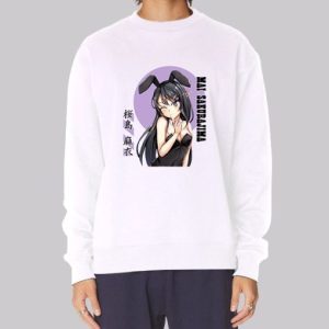 Mai Sakurajima Manga Anime Sweatshirt 3 Mai Sakurajima Manga Anime Sweatshirt 4