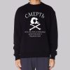 Makhnovia Flag Skull Sweatshirt
