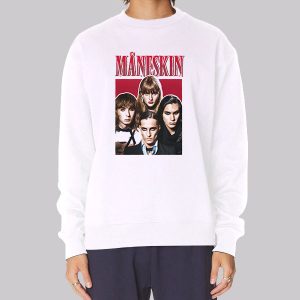 Maneskin Merch Rock N Roll Eurovision Sweatshirt Maneskin Merch Rock N Roll Eurovision Sweatshirt