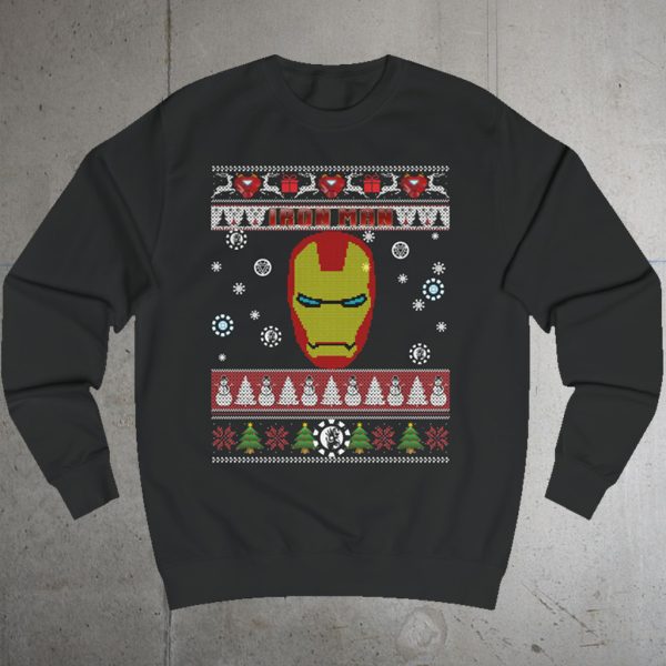 Marvel Iron Man Ugly Christmas Sweatshirt