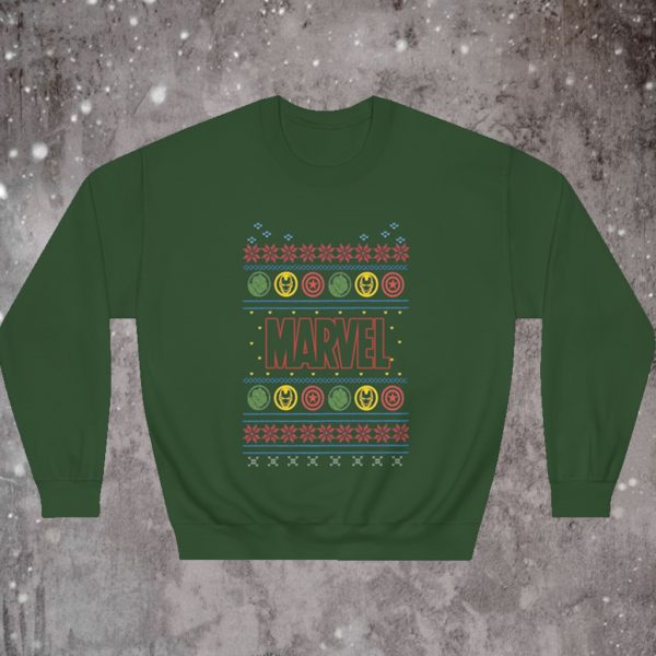 Marvel Logo Christmas Sweatshirt