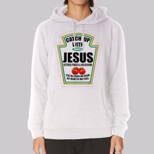 Meme Christian Ketchup With Jesus Sweatshirt