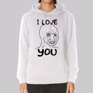 Meme I Love You Woke Wojak Sweatshirt