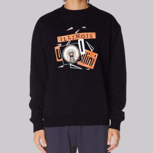 Meme Illini Vintage Illinois Sweatshirt 4
