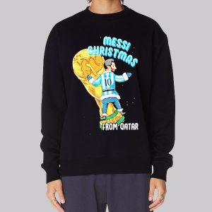 Meme Messi Christmas From Qatar Sweatshirt