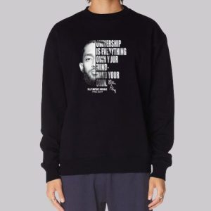 Mind Your Own Nipsey Hussle Sweatshirt 3 Mind Your Own Nipsey Hussle Sweatshirt 4