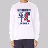 Mississippi Flag Power Lineman Sweatshirt