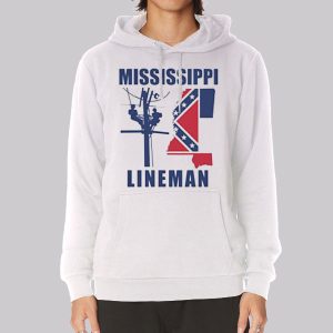 Mississippi Flag Power Lineman Sweatshirt