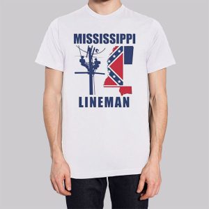 Mississippi Flag Power Lineman Sweatshirt 3