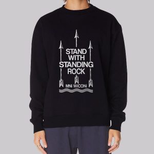 Mni Wiconi I Stand with Standing Rock Sweatshirt