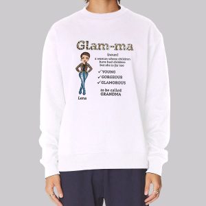 Mother’s Day Gift Grandma Glamma Sweatshirt