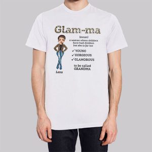 Mothers Day Gift Grandma Glamma Sweatshirt 3