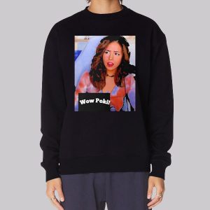 Mugshot Youtuber Pokimane Open Sweatshirt