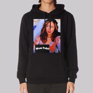 Mugshot Youtuber Pokimane Open Sweatshirt
