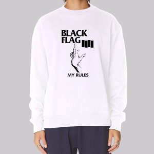 My Rules Black Flag Sweatshirt
