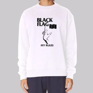 My Rules Black Flag Sweatshirt 3 My Rules Black Flag Sweatshirt 4