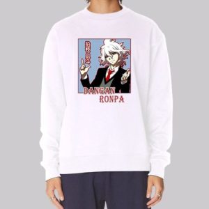 Nagito Komaeda Anime Danganronpa Sweatshirt 3 Nagito Komaeda Anime Danganronpa Sweatshirt 4