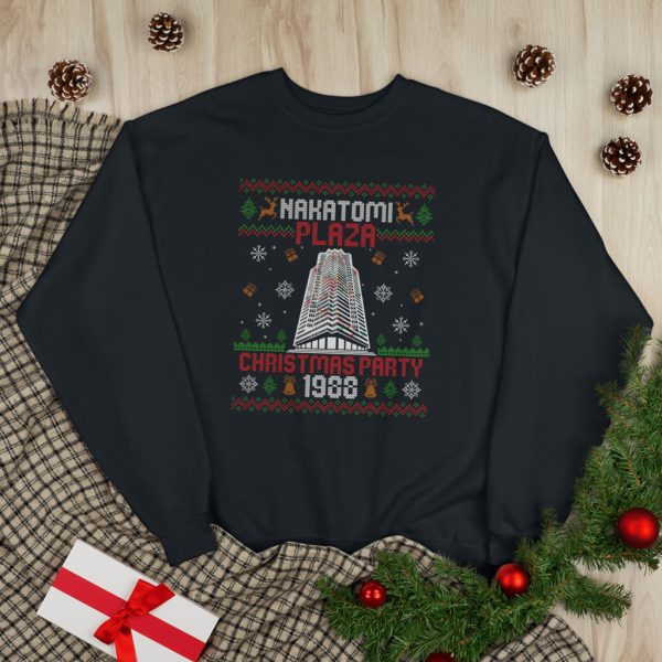 Nakatomi Plaza Christmas Party 1988 Ugly Christmas Sweatshirt