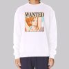 Nami Wanted Poster One Piece Sweatshirt
