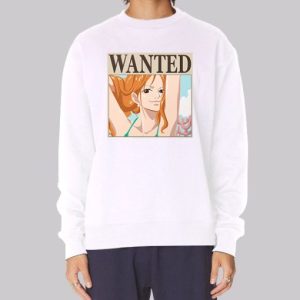 Nami Wanted Poster One Piece Sweatshirt 4