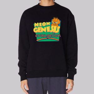 Neon Genesis Evangelion Garfield Sweatshirt Neon Genesis Evangelion Garfield Sweatshirt