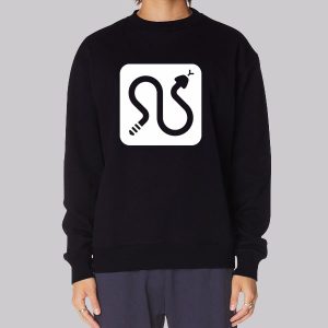 Nope Ropee Snake Danger Noodle Sweatshirt