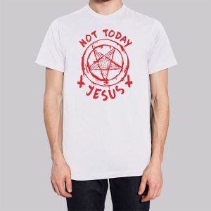 Not Today Jesus Satanic Sweatshirt 3