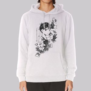 Omori Merch White Space Sweatshirt